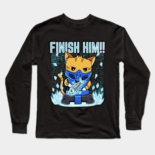 Cat Sub Zero Mortal Kombat Long Sleeve T-Shirt